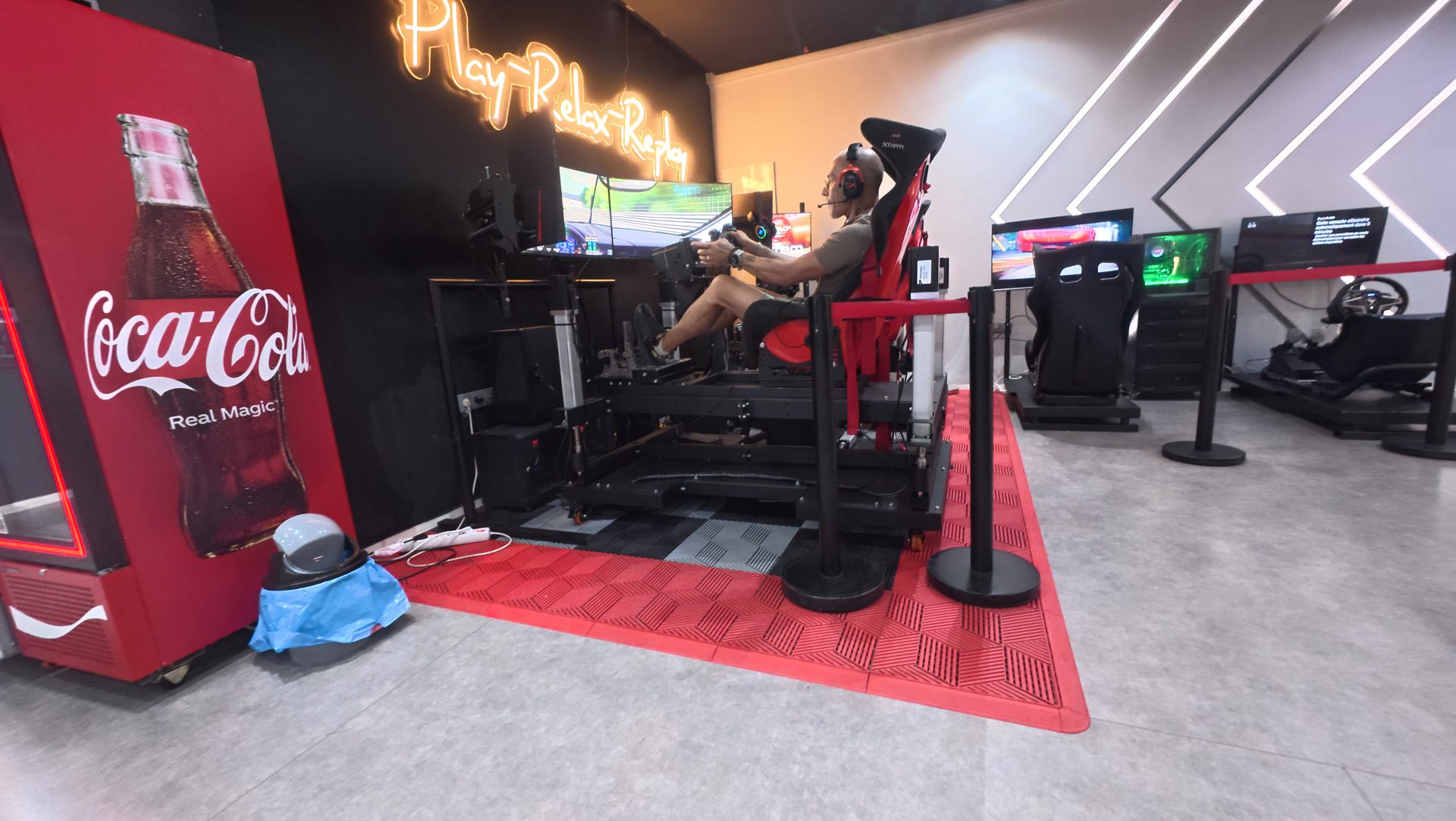 Simulateur de course à sensations chez Xtrem360